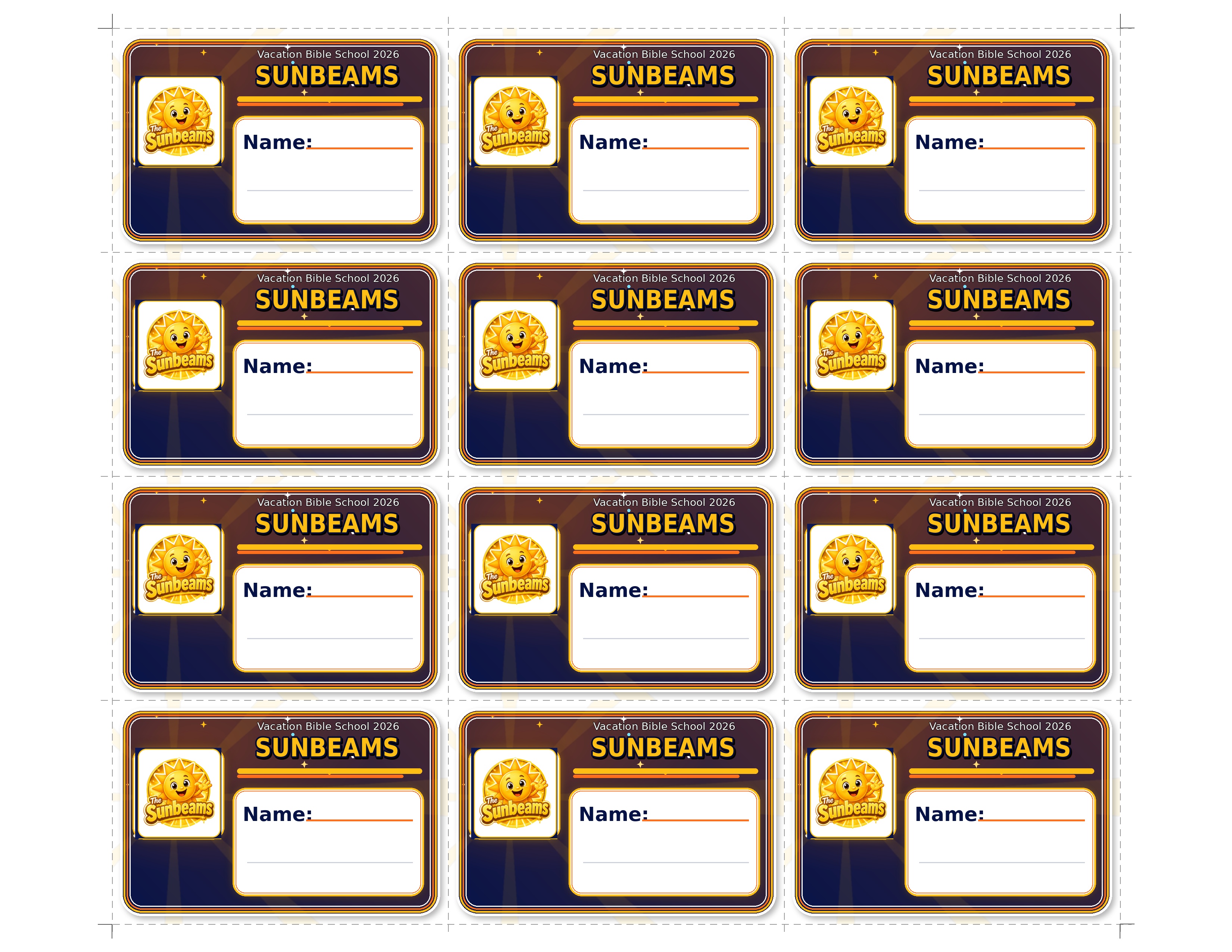 Sunbeams landscape badge JPG preview