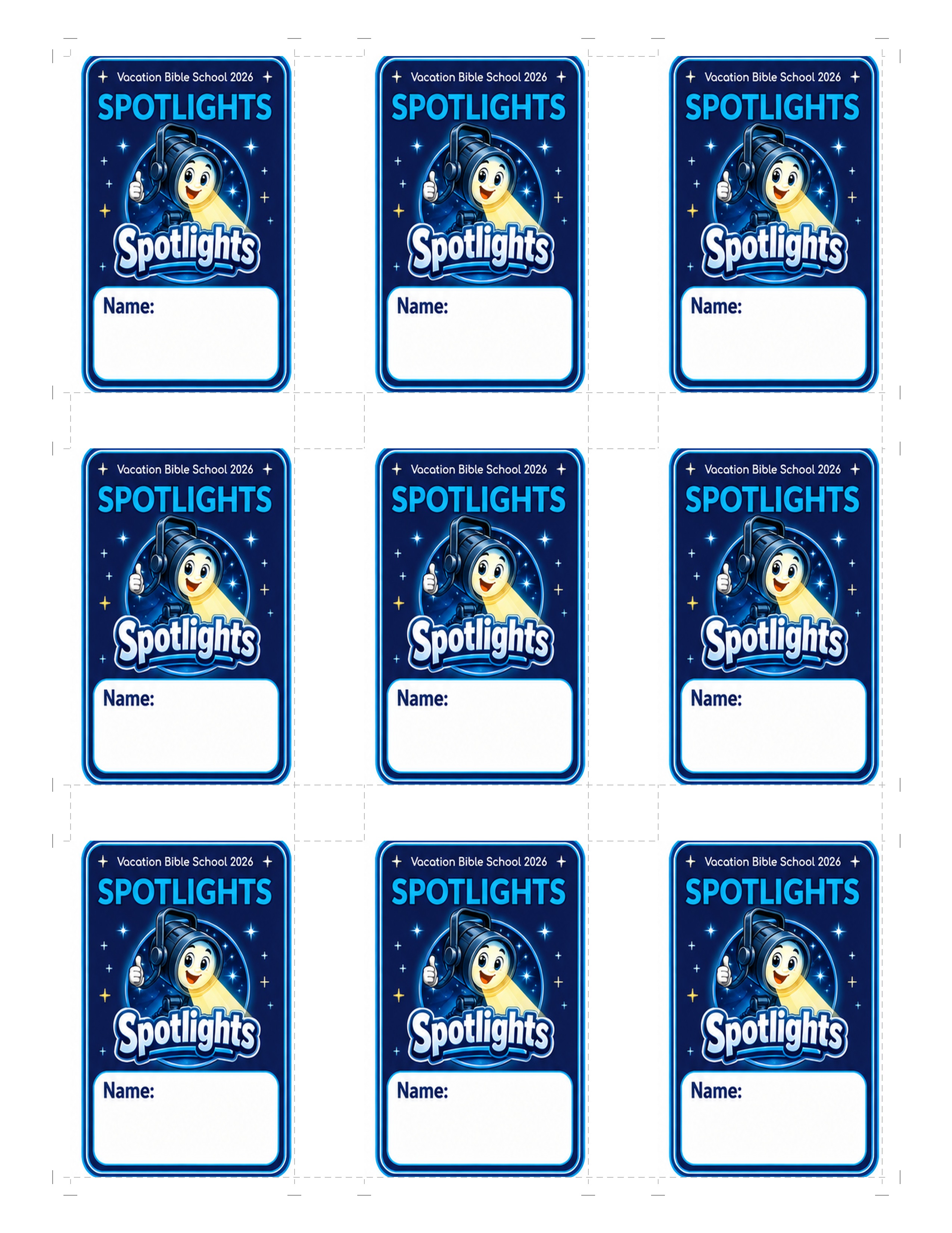 Spotlights portrait badge JPG preview